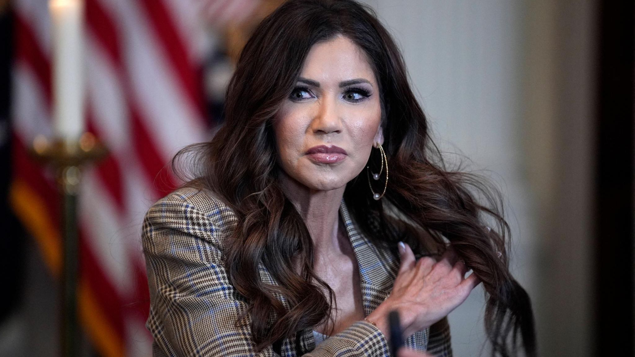 Muss als erste Trumps Kabinett verlassen: Kristi Noem