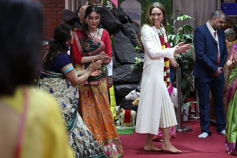 Prinzessin Kate während ihres Besuchs in Leicester.