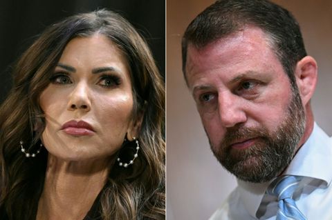 Noem und ihr Nachfolger Mullin