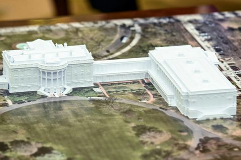 Modell des Ballsaals am Weißen Haus