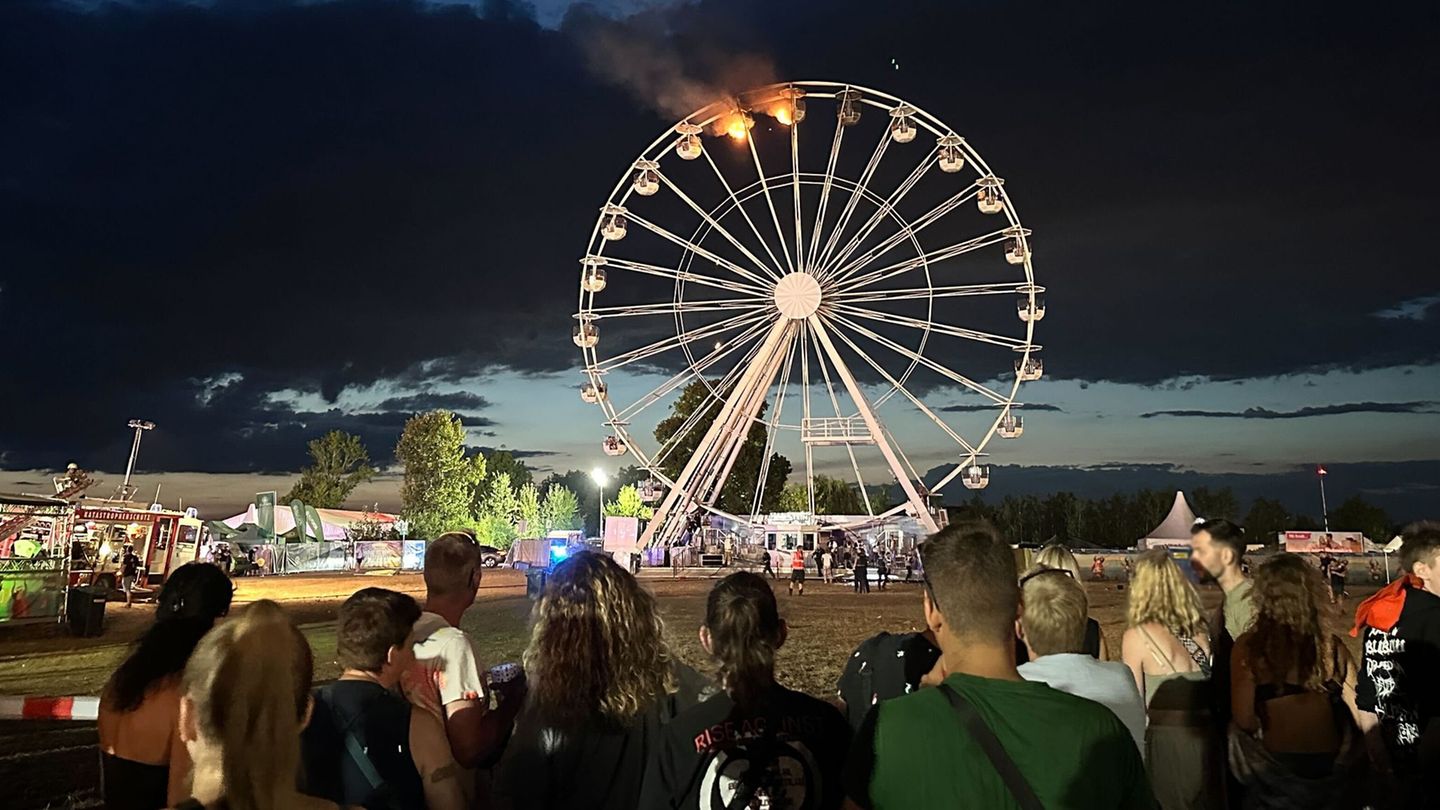 Brand beim Highfield-Festival: Die Ermittlungen dauern weiter an. (Archivbild) Foto: Str./dpa