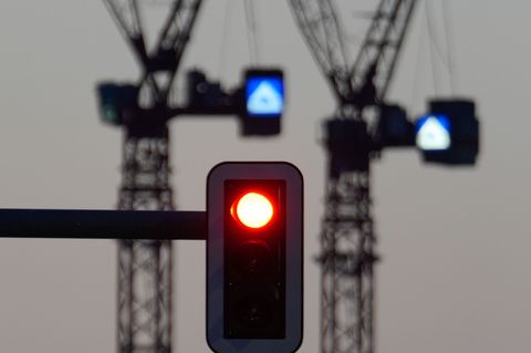 Steht die Ampel für die Konjunktur weiter auf rot? Foto: Soeren Stache/dpa