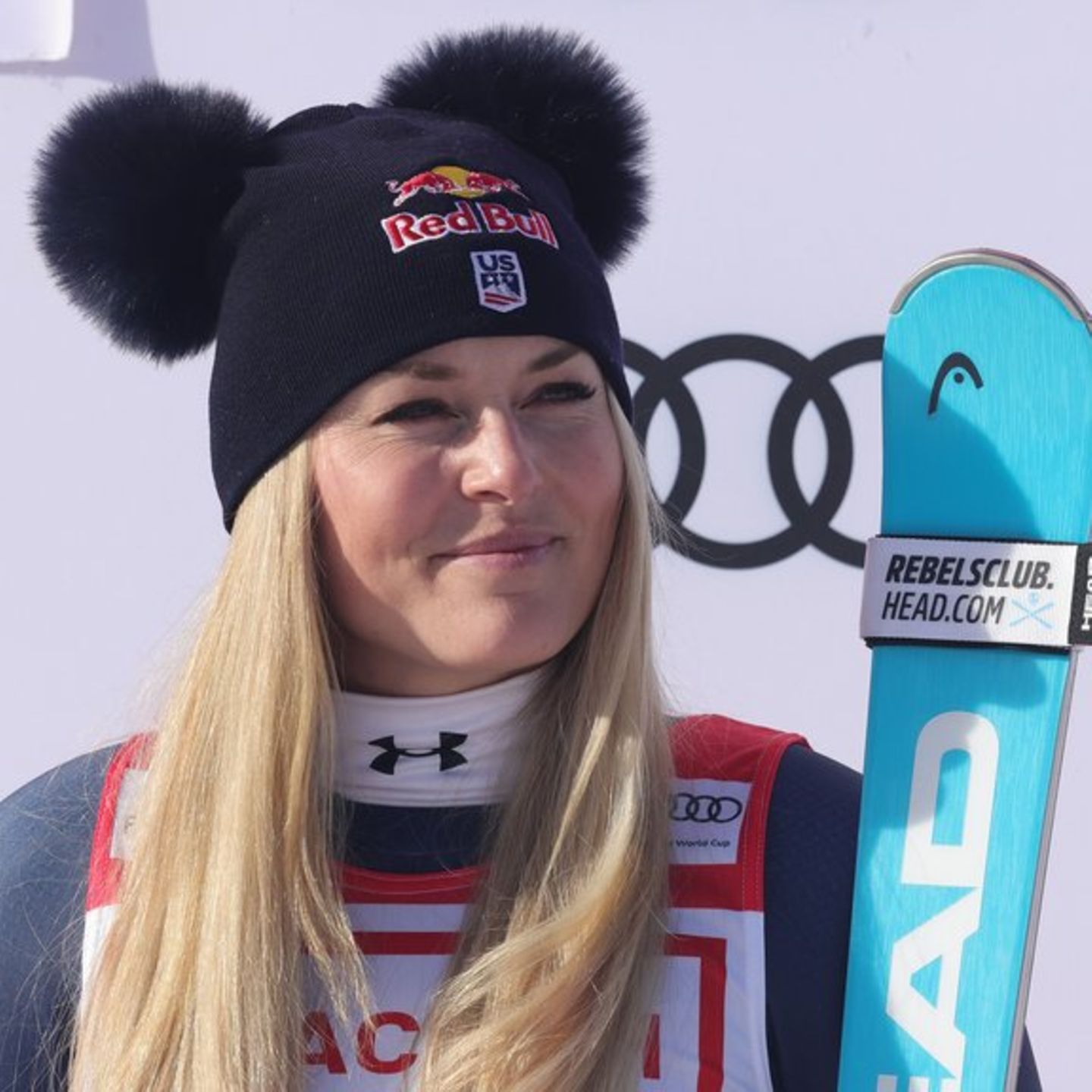 Lindsey Vonn ist nach ihrem schweren Sturz zurück im Fitnessstudio.