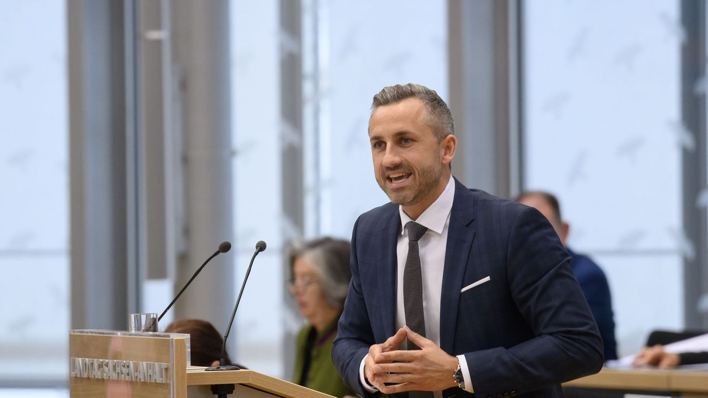 Der AfD-Fraktionschef und Spitzenkandidat für die Landtagswahl Ulrich Siegmund kritisiert die von den anderen Parteien im Parlam