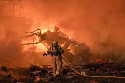 Haus in Tel Aviv getroffen