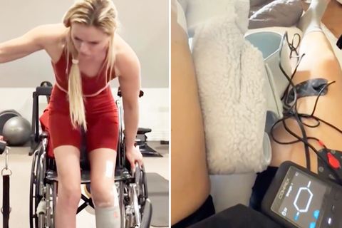 Lindsey Vonn trainiert wieder – und belastet sogar ihr Bein