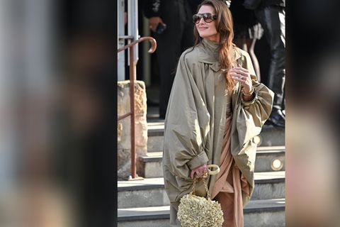 Brooke Shields bei ihrem Auftritt in Paris.