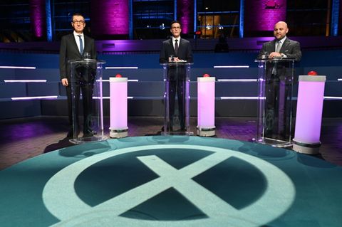 Spitzenkandidatenrunde mit Özdemir, Hagel und Frohnmaier