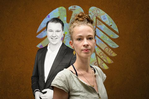 Die Sozialaktivistin Helena Steinhaus und der Unternehmer Thomas Hoppe in einer Montage