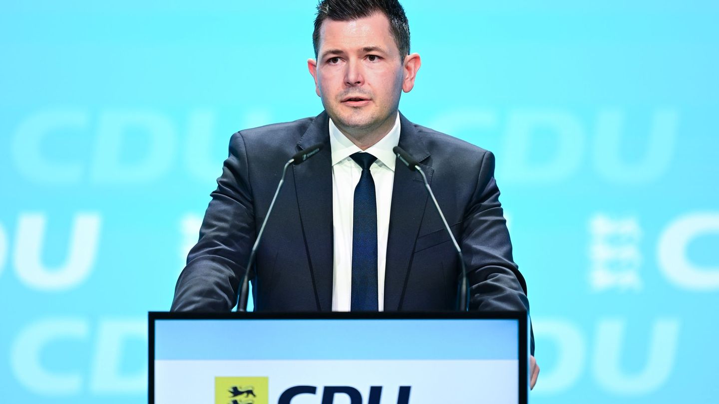 CDU-Generalsekretär Tobias Vogt wirft den Grünen eine schmutzige Wahlkampfführung vor. (Archivbild) Foto: Bernd Weißbrod/dpa