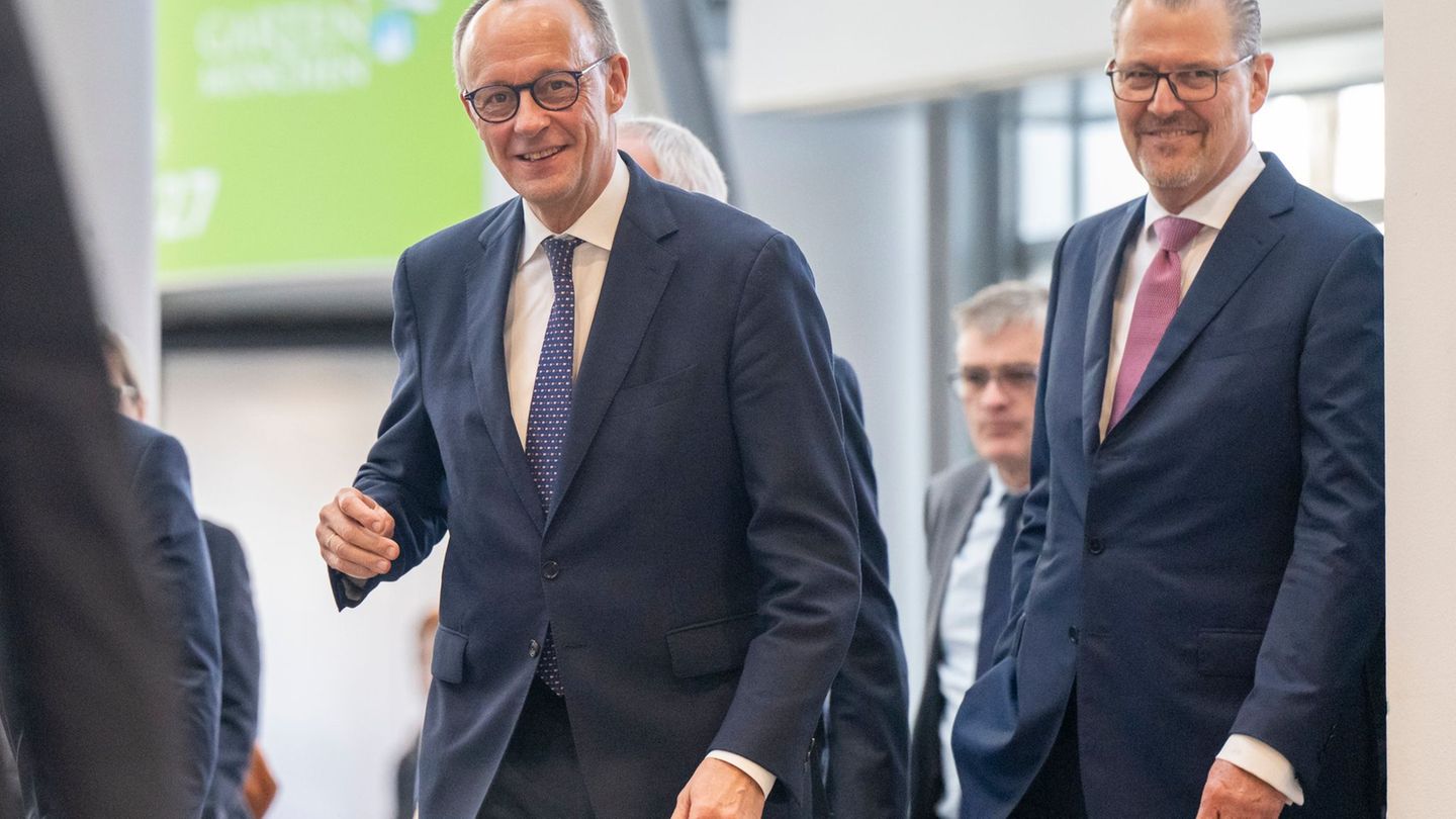 Bundeskanzler Friedrich Merz blieb nach dem Spitzengespräch mit der Wirtschaft in Sachen Tankrabatt zurückhaltend. Foto: Peter K