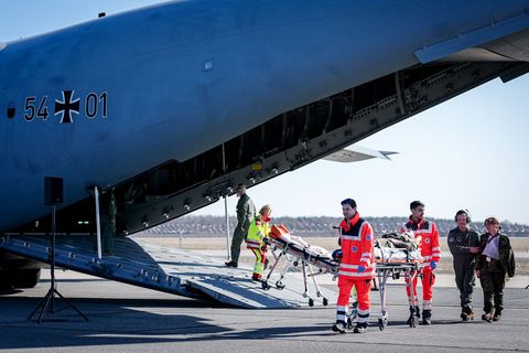 Übung "Medic Quadriga" der Bundeswehr Foto: Kay Nietfeld/dpa