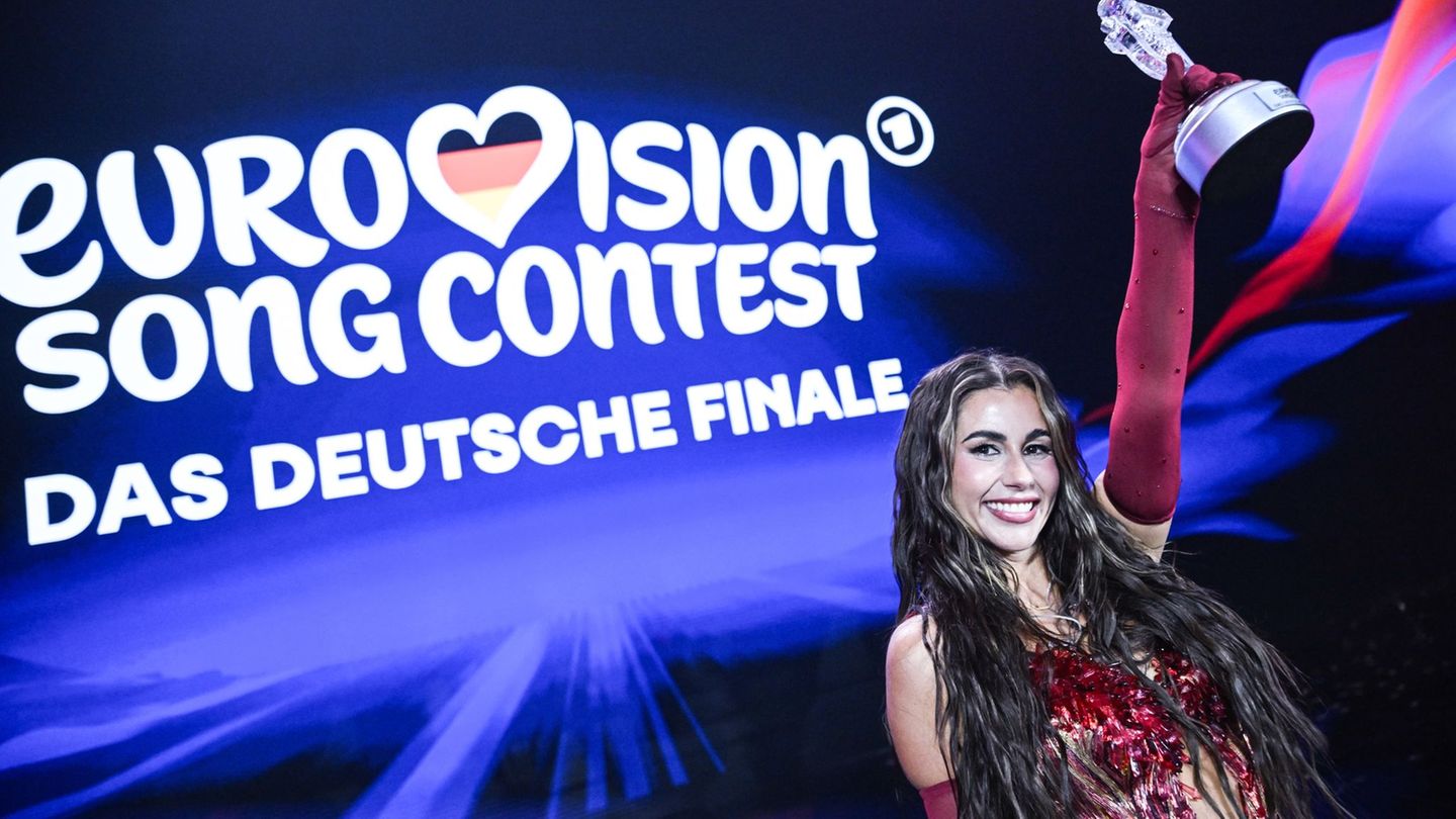 Sarah Engels freute sich beim deutschen Vorentscheid zum Eurovision Song Contest über ihren Sieg. (Archivbild) Foto: Britta Pede
