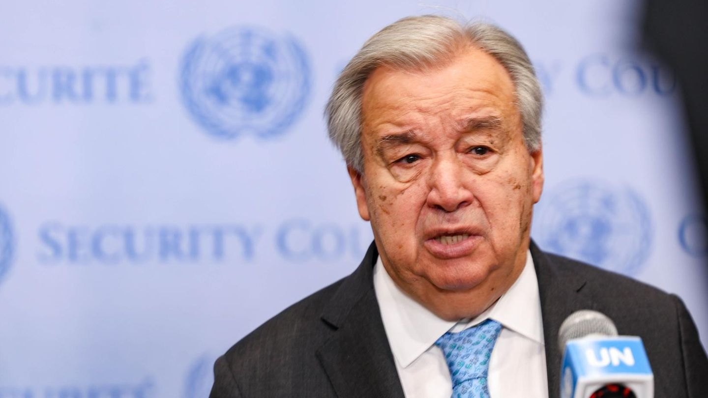 „Enormes Leid" in der Region: UN-Chef António Guterres