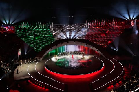 Die Eröffnungsfeier der Paralympics begann mit einer Ode an Gastgeber Italien. Foto: Luca Bruno/AP/dpa