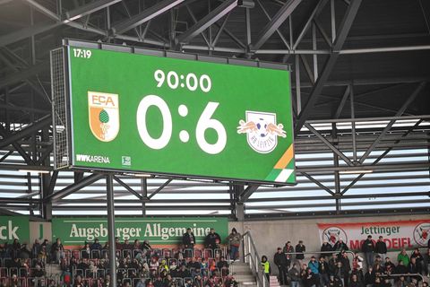In Augsburg gab es einen 6:0-Sieg für RB Leipzig. Die bayerischen Schwaben sinnen auf Revanche. (Archivbild) Foto: Harry Langer/
