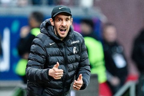 Freiburg und Trainer Julian Schuster haben am Samstag Bayer Leverkusen zu Gast. (Archivbild) Foto: Uwe Anspach/dpa