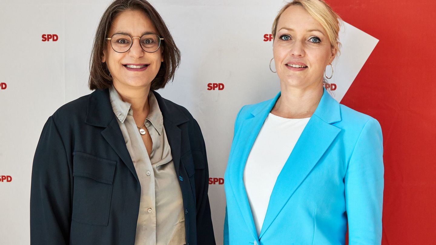 SPD-Fraktionschefin Serpil Midyatli (links) und DGB-Nord-Chefin Laura Pooth sind sich einig. (Archivbild) Foto: Georg Wendt/dpa