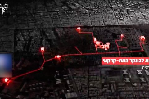 Israelische Militär-Animation zeigt Chameneis unterirdischen Führungsbunker