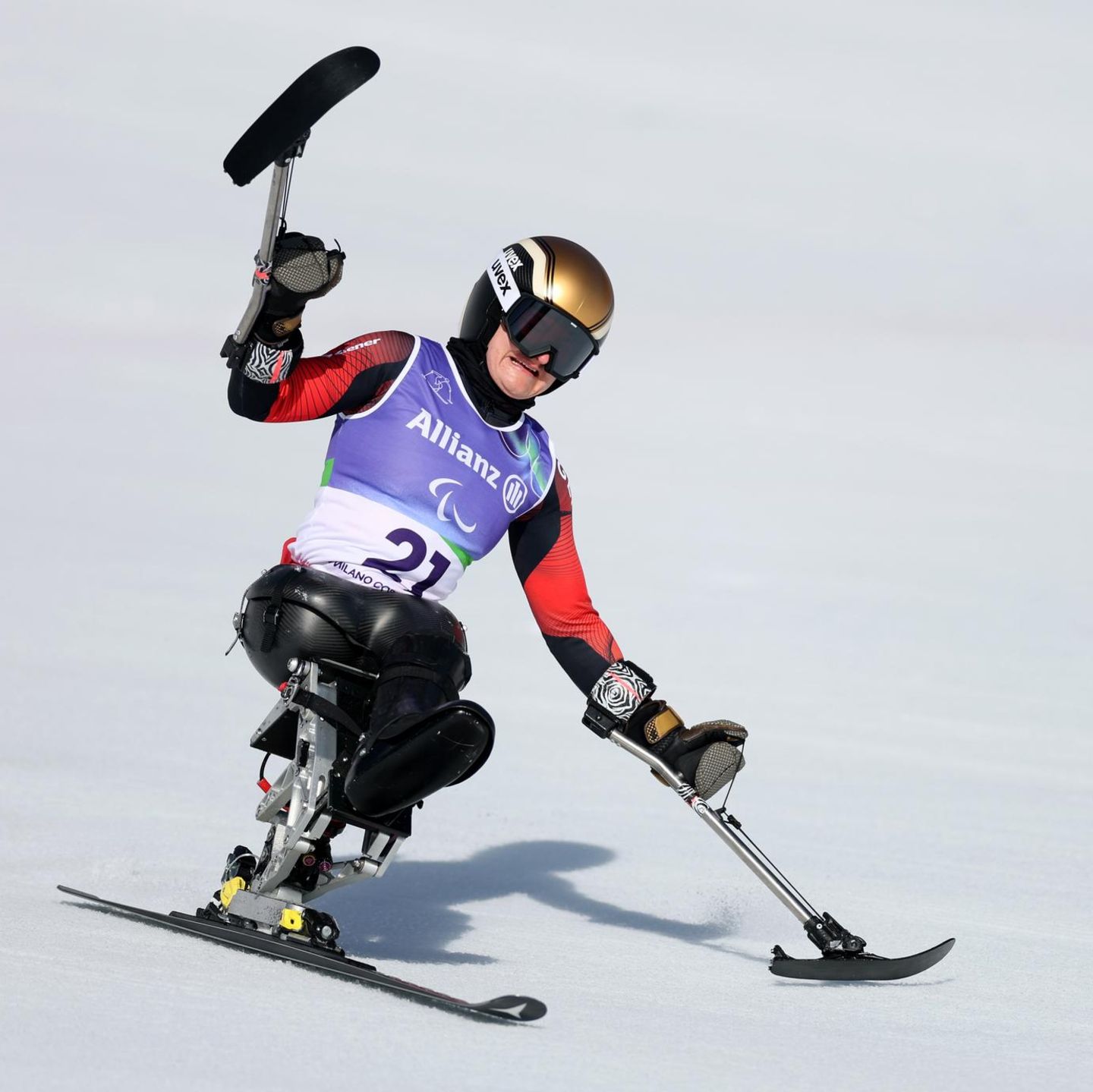 Am ersten Tag der Paralympischen Winterspiele fährt Anna-Lena Forster direkt auf Goldkurs