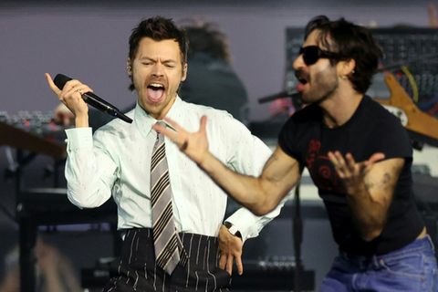 Harry Styles bei seinem Auftritt bei den Brit Awards