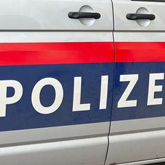 Ein Polizeiauto in Österreich