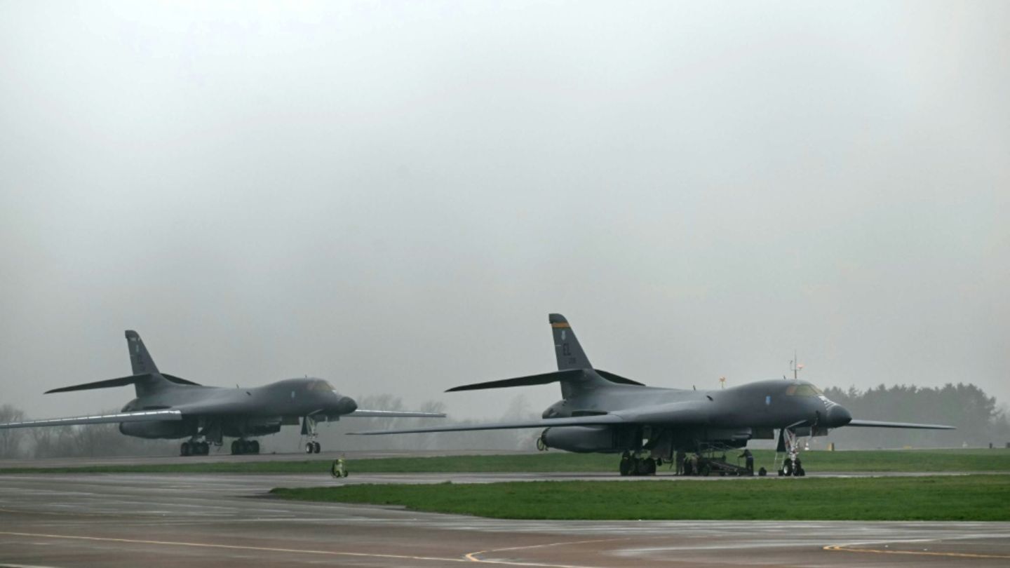 US-Bomber im südwestenglischen Fairford