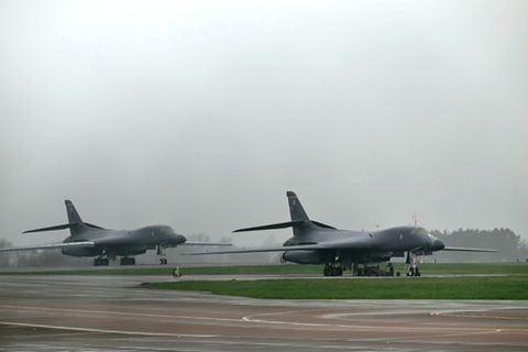 US-Bomber im südwestenglischen Fairford