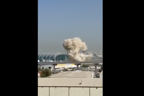 Explosion an Flughafen legt Flugverkehr in Dubai still – Video zeigt Einschlag