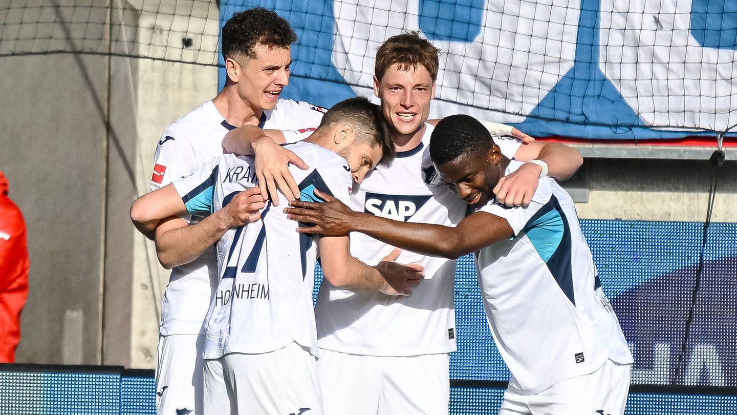 Fußball-Bundesliga: Ohne Ilzer: TSG Hoffenheim auf Champions-League-Kurs