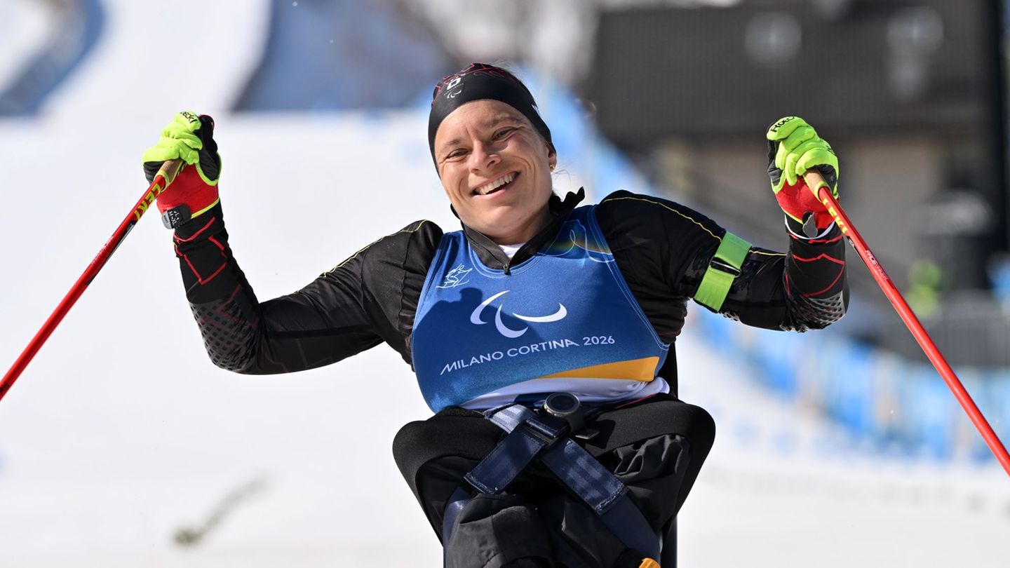 Zweites Rennen, zweite Medaille für Anja Wicker. Foto: Martin Schutt/dpa