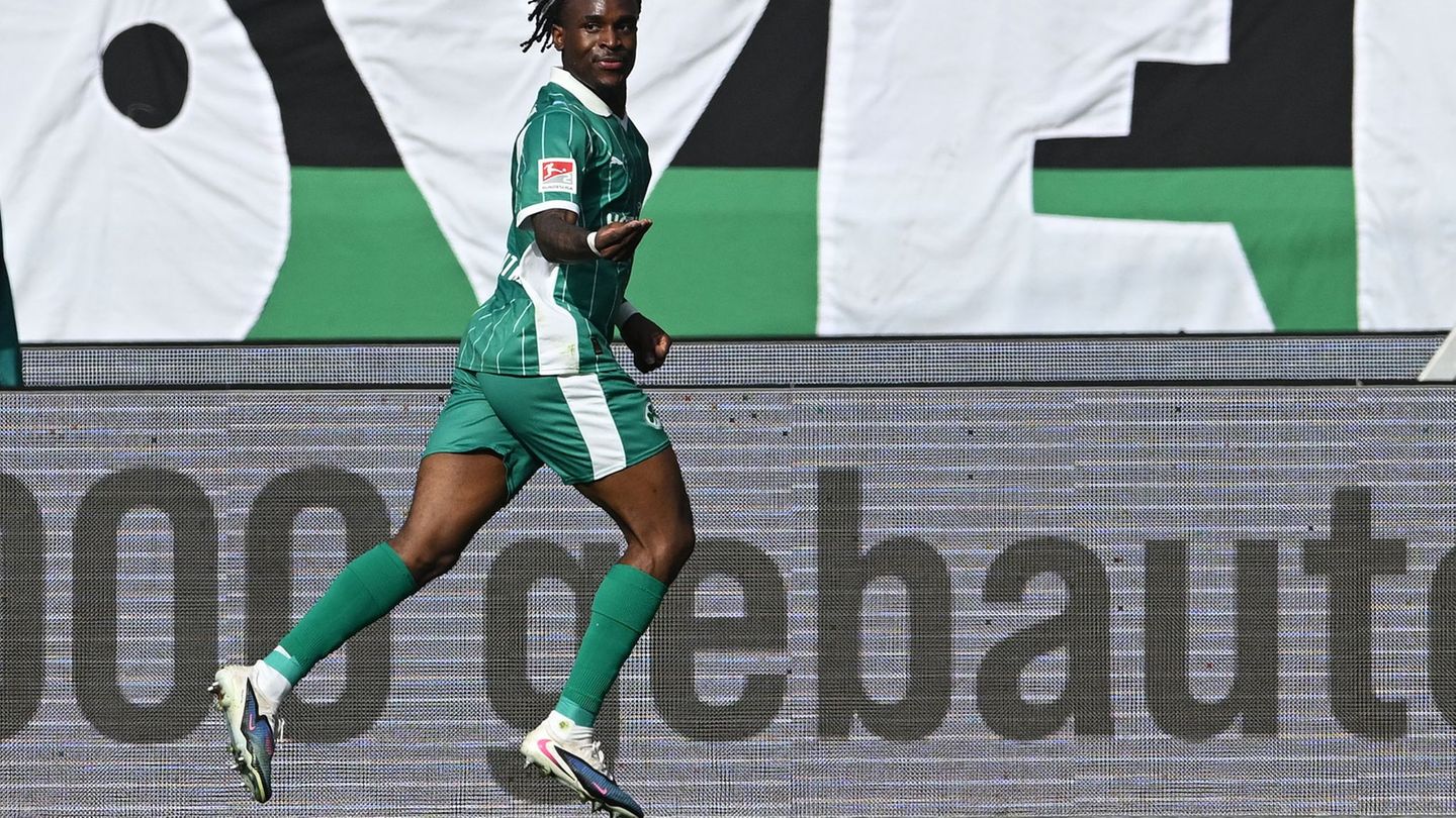 Noel Futkeu brachte Fürth in Hannover in Führung. Foto: Carmen Jaspersen/dpa