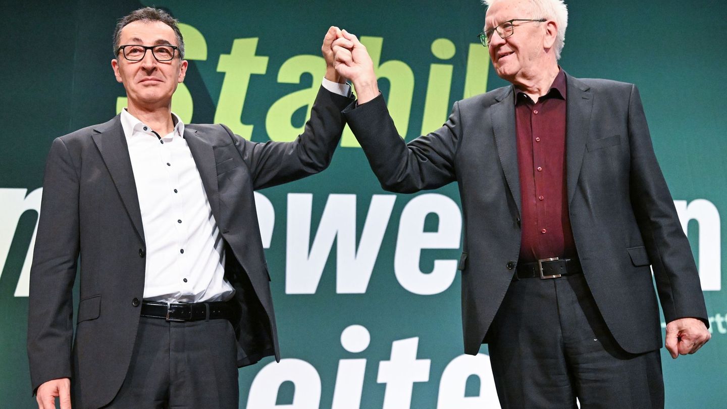 Die Grünen führen laut den ersten Hochrechnungen be den Landtagswahlen in Baden-Württemberg.(Archiv) Foto: Bernd Weißbrod/dpa