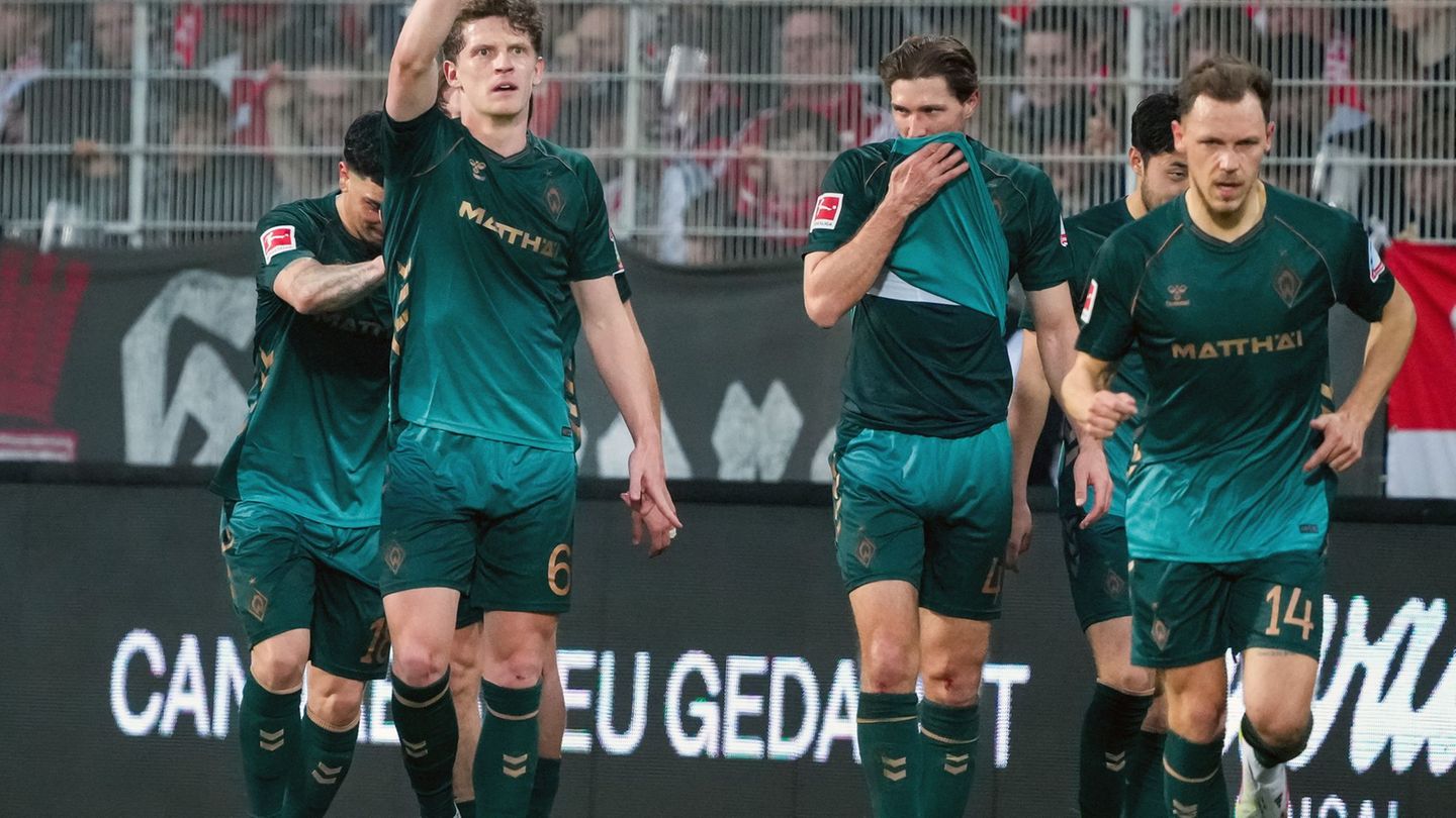 Werder ging in Halbzeit eins in Führung. Foto: Soeren Stache/dpa