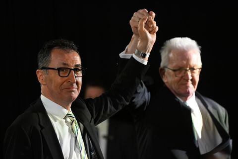 Grünen-Spitzenkandidat Cem Özdemir will in die Fußstapfen von Ministerpräsident Winfried Kretschmann (Grüne) treten. Foto: Bernd