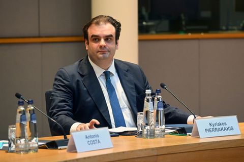 Eurogruppe-Präsident Kyriakos Pierrakakis