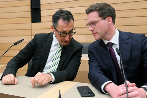 Cem Özdemir und Manuel Hagel