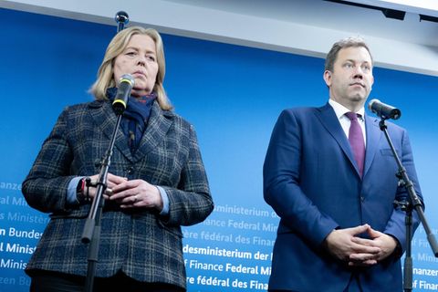 Die SPD-Vorsitzenden Bärbel Bas und Lars Klingbeil
