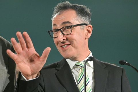 Cem Özdemir am Wahlabend in Stuttgart