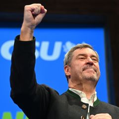 Gegen die AfD behauptet: CSU-Chef Markus Söder