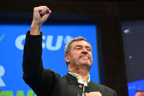 Gegen die AfD behauptet: CSU-Chef Markus Söder