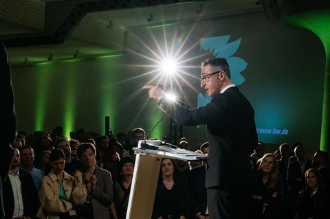 Cem Özdemir am Rednerpult.