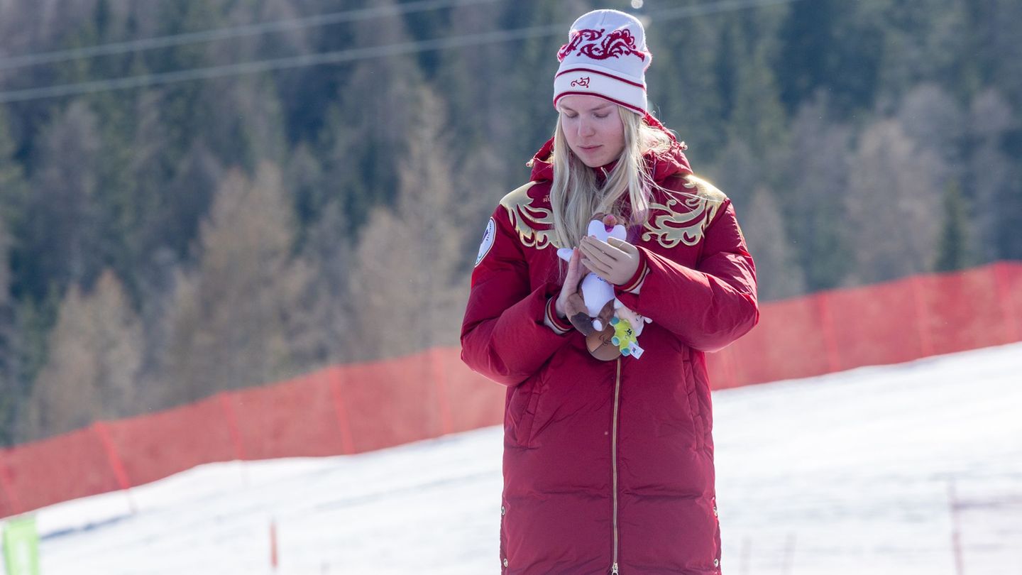 Nach Bronze nun Gold für Russland: Warwara Worontschichina. Foto: Philipp von Ditfurth/dpa