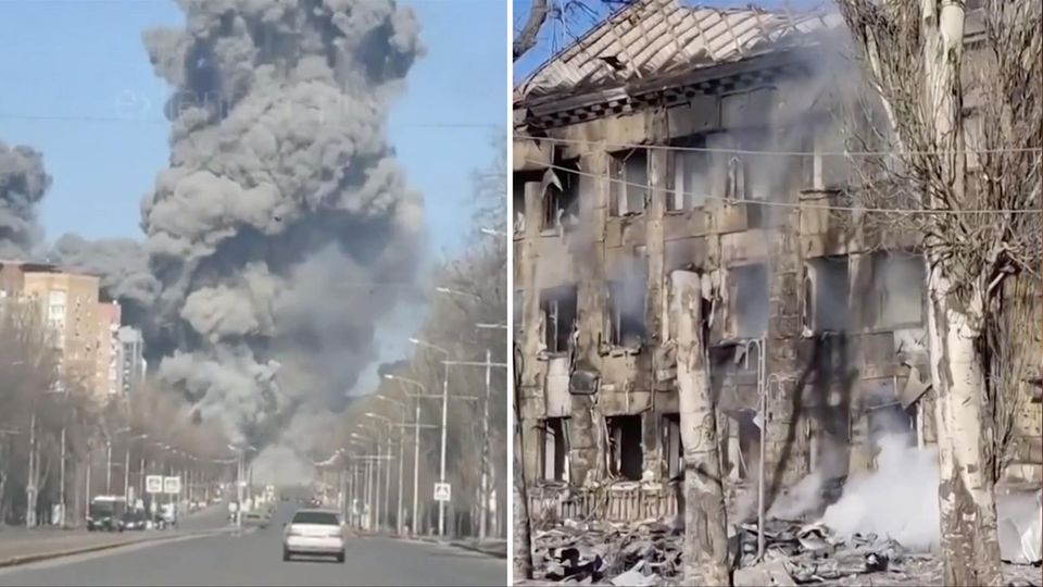 Explosion direkt neben Wohngebiet.