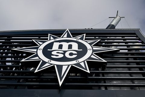 Logo der Schweizer Reederei MSC