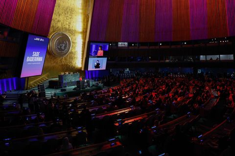 Die Staatenvertreter beim Weltfrauentag der Vereinten Nationen