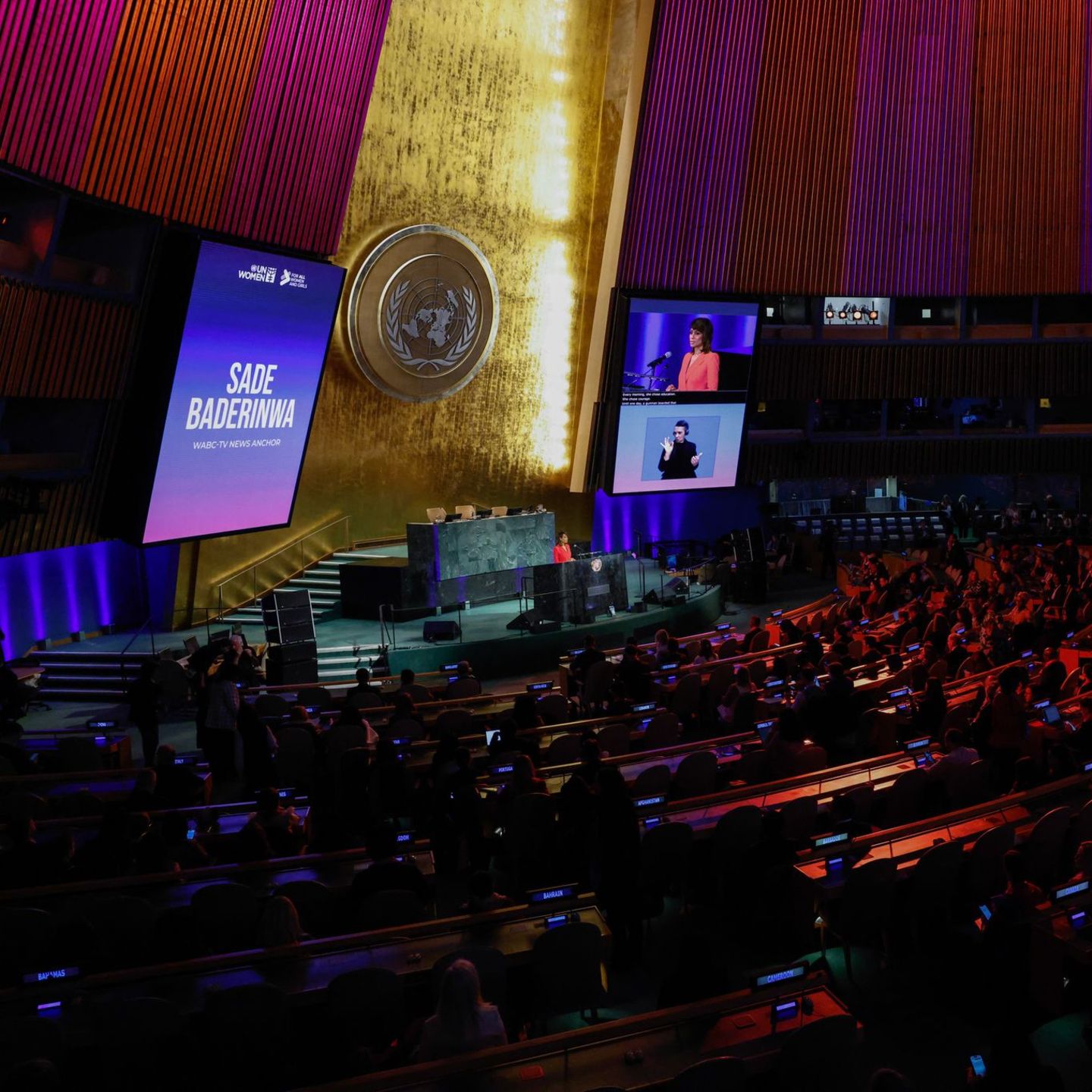 Die Staatenvertreter beim Weltfrauentag der Vereinten Nationen