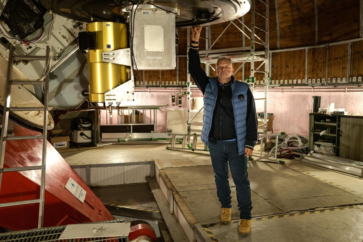 Forscher in L´Aquila