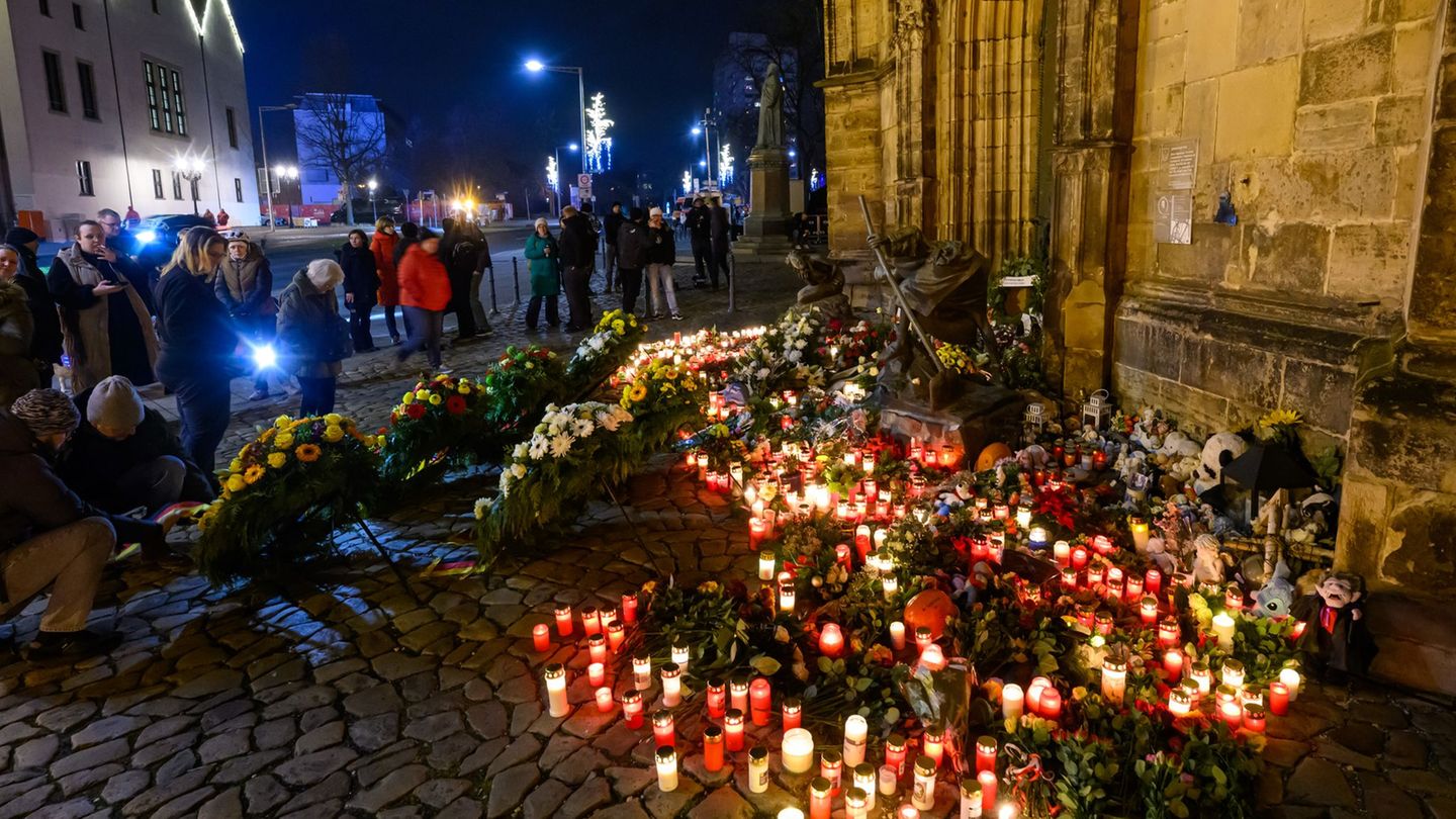 Terroristische Gewalt hat auch Sachsen-Anhalt getroffen, etwa beim Anschlag auf den Magdeburger Weihnachtsmarkt. (Archivbild) Fo