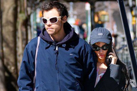 Harry Styles und Zoë Kravitz bummelten am Montag zu einem angesagten Restaurant in Manhattan.